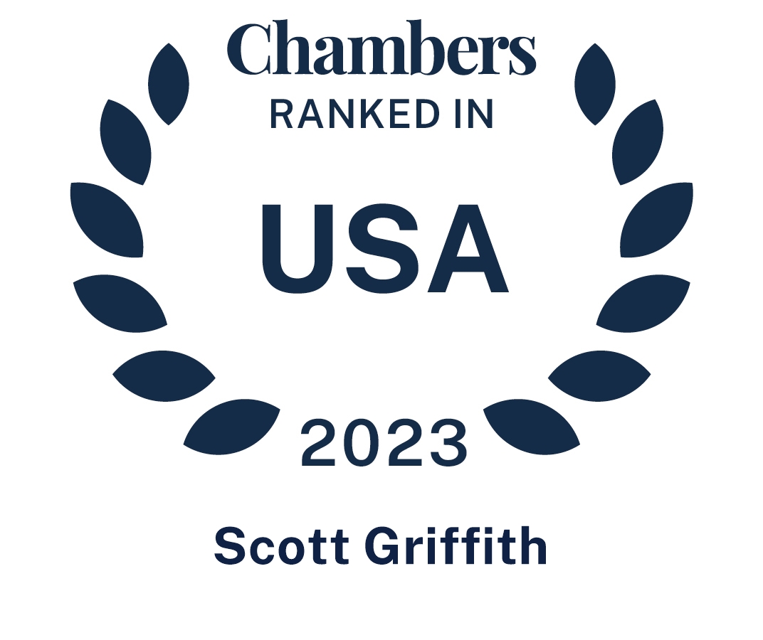 Dallas Construction Litigation Attorney Scott Griffith Selected to Chambers 2023